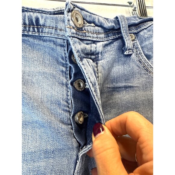 BKE Button Fly Tyler Straight Blue Jeans 36x30 Stretch Light Wash Comfort Cowboy - Picture 3 of 10